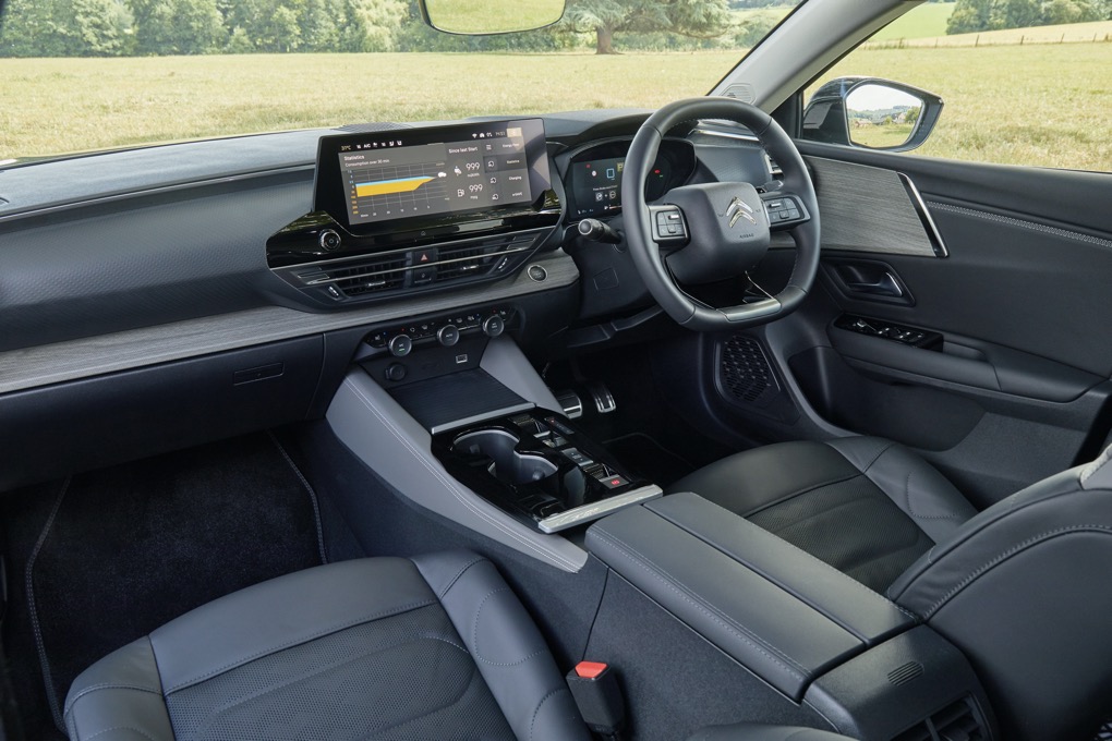 C5X PHEV, Interior, Steering wheel, Dashboard